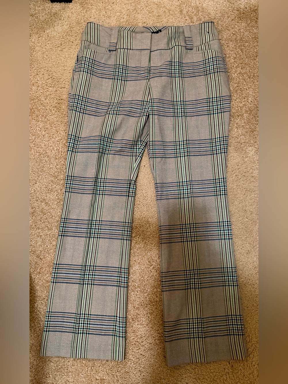 Woman’s Plaid dress pants, 10P, 30” inseam
